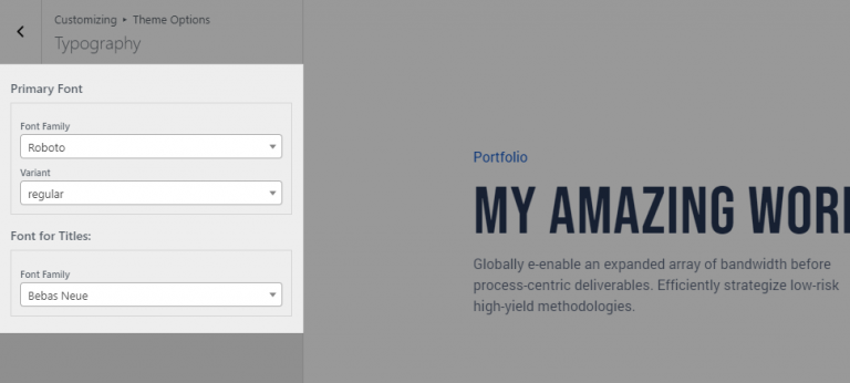Typography – Documentation